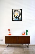 Seventies Sideboard - Klieine vintage kast jaren 70, Huis en Inrichting, Ophalen, Gebruikt, Met deur(en)