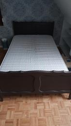 Bed twijfelaar, Huis en Inrichting, Ophalen, Twijfelaar, Bruin, Hout