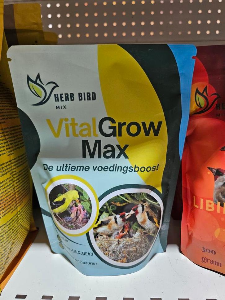 Vital Grow Max 500 Gram - Herb Bird Mix, Dieren en Toebehoren, Vogels | Toebehoren, Ophalen