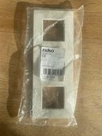 Niko, Drievoudige afdekplaat, Intense White,, Ophalen, Nieuw