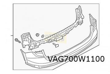 Audi Q3 (1/19-) achterbumper (GRU) Origineel! 83A807067GRU disponible aux enchères