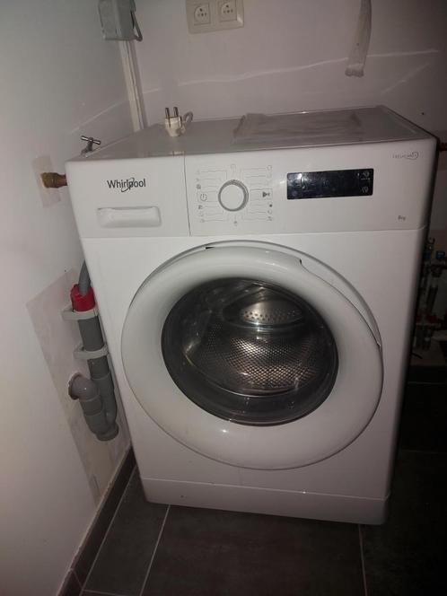 Whirlpool wasmachine FWF81483WE – 8 kg – 1400 toeren, Elektronische apparatuur, Wasmachines, Gebruikt, Voorlader, 8 tot 10 kg