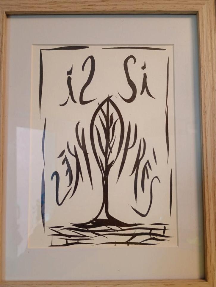 Genummerde ets van Pierre Alechinsky, Antiek en Kunst, Kunst | Litho's en Zeefdrukken, Ophalen of Verzenden