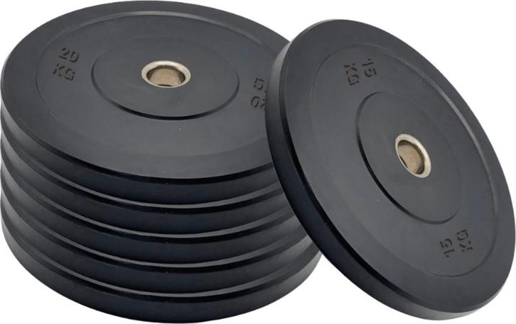 PH Fitness Bumper Plates 70KG Set – Rubber Schijven 50mm, Sports & Fitness, Équipement de fitness, Neuf, Autres types, Bras, Jambes