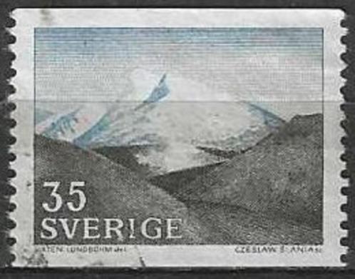 Zweden 1967 - Yvert 558 - Het Hooggebergte (ST), Postzegels en Munten, Postzegels | Europa | Scandinavië, Gestempeld, Zweden, Verzenden