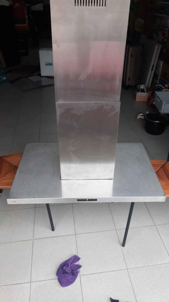 Afzuigkap voor centraal eiland, Elektronische apparatuur, Afzuigkappen, Gebruikt, Vrijstaand, Ophalen