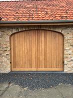Garagepoort in Afzelia, Tuin en Terras, Ophalen, Zo goed als nieuw