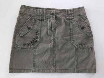 QS by s. Oliver kaki mini rok maat 36/38  beschikbaar voor biedingen