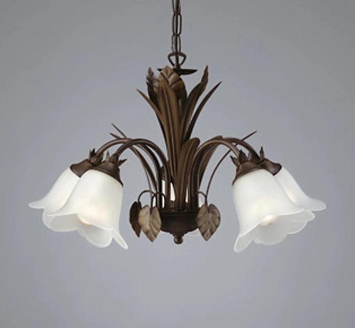 Verlichting plafondlamp + 2 wandlampen, Huis en Inrichting, Lampen | Plafondlampen, Gebruikt, Glas, Metaal, Ophalen