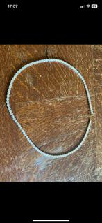 Gouden parelketting, Handtassen en Accessoires, Kettingen, Ophalen, Zo goed als nieuw, Goud, Goud