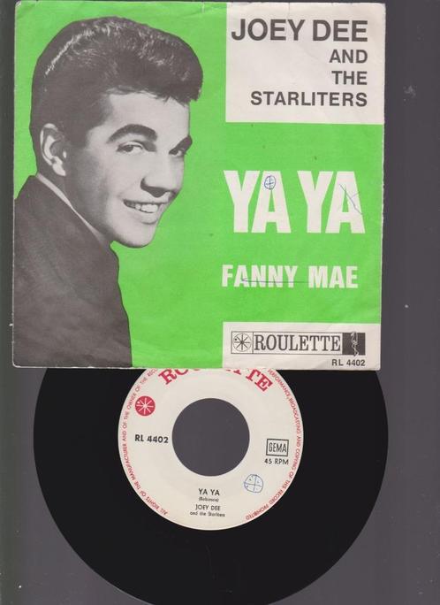 Joey Dee And The Starliters – Ya Ya  1962   Rock & Roll, CD & DVD, Vinyles Singles, Utilisé, Single, Pop, 7 pouces, Enlèvement ou Envoi