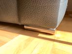 Leren zetels. Natuzzi zwart - dikste leer., Huis en Inrichting, Zetels | Zetels, Ophalen, Gebruikt, Leer