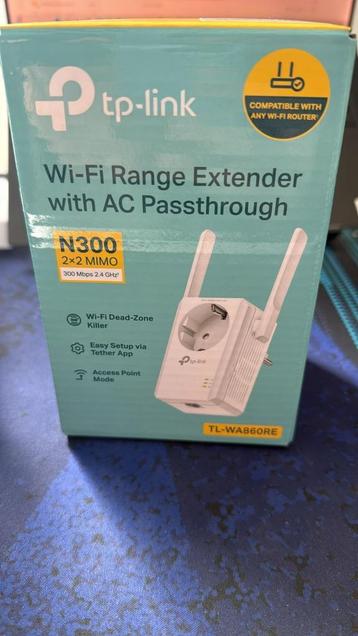 TP-Link TL-WA865RE N300 Wifi Wi-Fi repeater 2.4GHz, Enlèvement