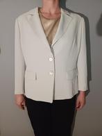 Vintage witte blazer van Anne Bellin, Kleding | Dames, Jasjes, Kostuums en Pakken, Wit, Maat 42/44 (L), Ophalen of Verzenden, Zo goed als nieuw