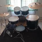 Drumstel Tama Imperialstar Blue inclusief mat en mutepack, Muziek en Instrumenten, Ophalen, Zo goed als nieuw, Tama