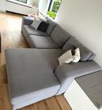 Grijze zetel 3zit + longchair, Ophalen