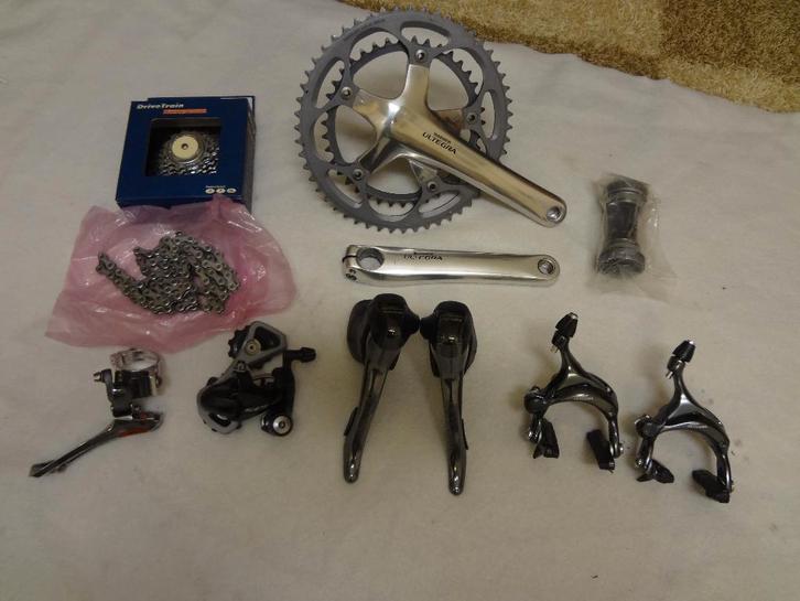 Nieuw shimano ultegra 10 sp dubbel groep (3), Sports & Fitness, Cyclisme, Neuf, Autres types, Enlèvement ou Envoi