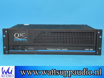  QSC USA850 2 channel Professional versterker USA 850 beschikbaar voor biedingen