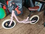 Roze loopfiets voor kinderen, Ophalen