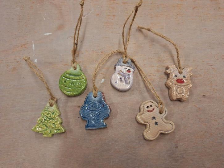 Pendentifs en céramique émaillée, Divers, Noël, Neuf, Enlèvement