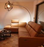 Lederen salon met relax gebruikssporen, Ophalen, Gebruikt, Leer