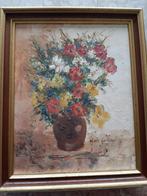 Boeket van Agnès Galland - olieverfschilderij op doek, Antiek en Kunst, Ophalen
