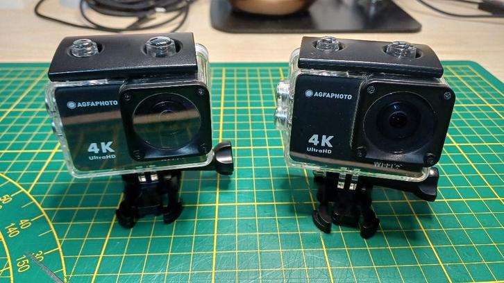 Agfa Photo Action-cam AC 9000, TV, Hi-fi & Vidéo, Caméras action, Comme neuf, Autres marques, Enlèvement ou Envoi