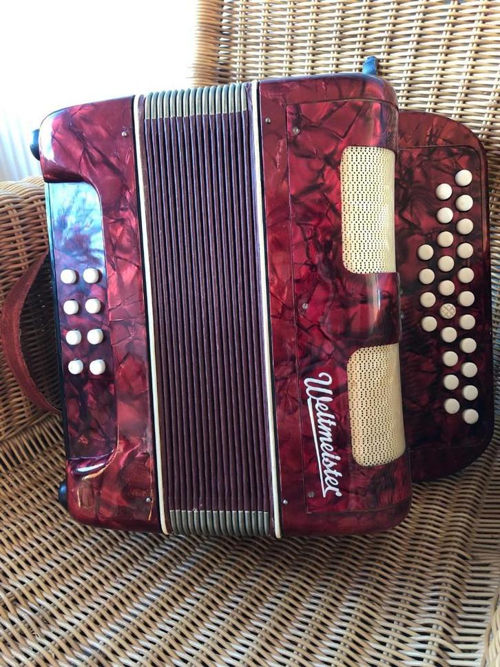 accordeon Weltmeister (diatonisch), Muziek en Instrumenten, Accordeons, Weltmeister, Ophalen