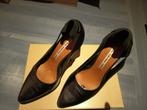 Escarpins en cuir noir. Pointure 36, Enlèvement, Comme neuf, Noir, Escarpins
