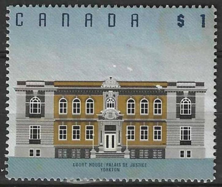 Canada 1994 - Yvert 1354 - Canadese Architectuur (ZG), Postzegels en Munten, Postzegels | Amerika, Verzenden
