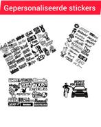 Gepersonaliseerde stickers, Autos : Divers, Autocollants de voiture, Enlèvement ou Envoi