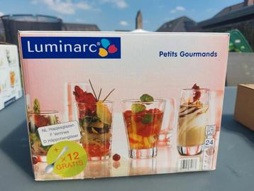 NIEUW Luminarc hapjesglazen 4x6stuks beschikbaar voor biedingen