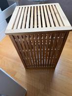 Linnen/speelgoedmand in bamboehout, Huis en Inrichting, Ophalen, Gebruikt, Hout