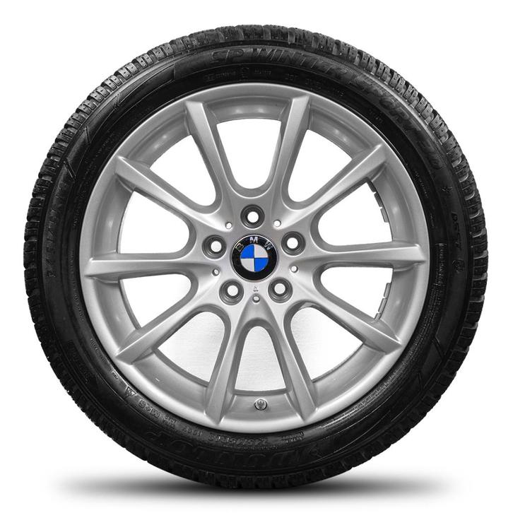 Gebruikte Originele BMW wintervelgen F10/F11 styling 281, Auto-onderdelen, Banden en Velgen, Banden en Velgen, Winterbanden, 18 inch