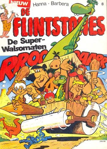2 strips van De Flintstones. beschikbaar voor biedingen
