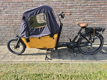 Vogue carry 2 bakfiets, Fietsen en Brommers, Fietsen | Bakfietsen, 4 kinderen of meer, Zo goed als nieuw, Elektrisch, Ophalen