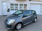 Citroen C2 VTR 1.4i Benzine Airco Gekeurd met carpass, Auto's, Voorwielaandrijving, 4 zetels, Stof, Zwart