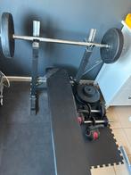 Bench + gewichten, Ophalen, Gebruikt
