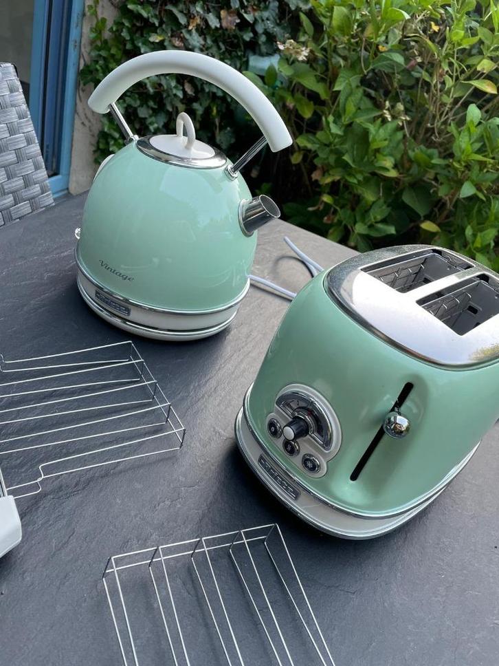 Ariete broodrooster en waterkoker, Elektronische apparatuur, Broodroosters, Nieuw, Uitneembare kruimellade, Ophalen