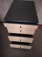 Stevige ladenkast op solide wieltjes, Huis en Inrichting, Ophalen, Metaal