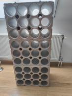3 Flessenrekken/wijnrekken van polystyreen (36 flessen), Ophalen, Gebruikt