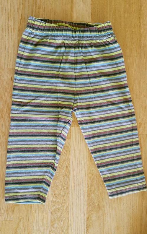ORCHESTRA  - Legging ligné vert/bleu/rouge - T18 mois/81cm, Kinderen en Baby's, Babykleding | Maat 80, Gebruikt, Jongetje of Meisje