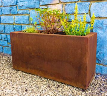Jardiniere acier corten 3mm epaisseur beschikbaar voor biedingen
