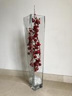 Grand vase en verre, Maison & Meubles, Accessoires pour la Maison | Vases, Enlèvement, 50 à 75 cm, Neuf, Verre