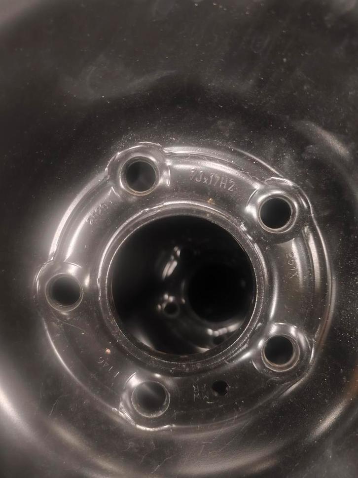 4 stalen 17" velgen 5*108 7Jx17, Auto diversen, Aanhangwagen-onderdelen, Ophalen