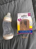 Difrax newborn drinkfles 170ml + 2flessenspeen NIEUW, Kinderen en Baby's, Ophalen