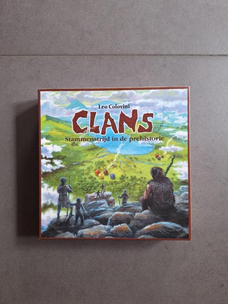 Bordspel: Clans (Leo Colovini), Hobby en Vrije tijd, Gezelschapsspellen | Bordspellen, Zo goed als nieuw, Een of twee spelers