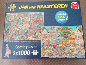 Puzzel Jan Van Haasteren 2x 1000 stukjes  beschikbaar voor biedingen