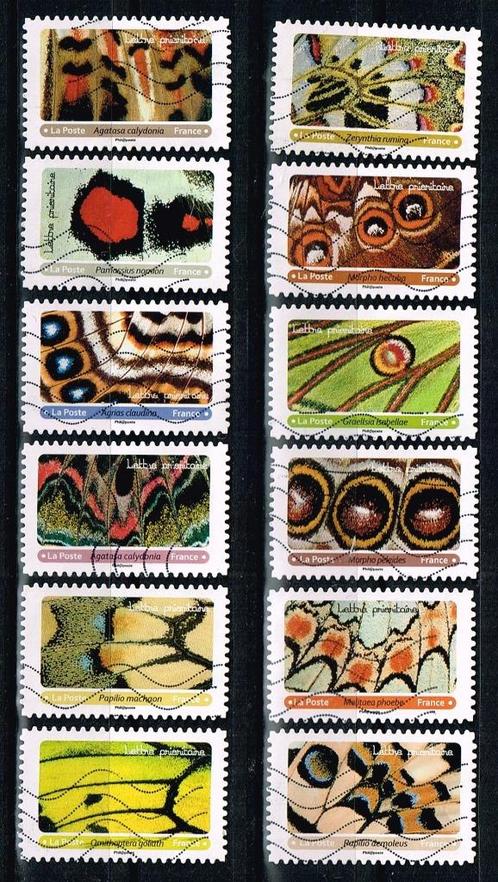 Postzegels uit Frankrijk - K 0681 - vlinders, Timbres & Monnaies, Timbres | Europe | France, Affranchi, Enlèvement ou Envoi