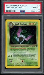 Dark Golbat Holo PSA 8 - 7/82 - Team Rocket 2000, Foil, Losse kaart, Zo goed als nieuw, Verzenden